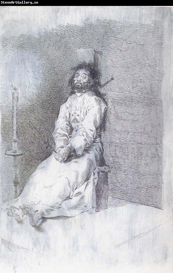 Francisco Goya Garrotted Man